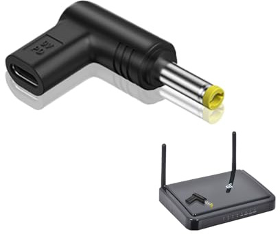 Genérico Tipo-C USB C a CC | Adaptador de Carga USB Tipo C Hembra de Entrada a CC - Conector Universal para Dispositivo de Carga Tipo C