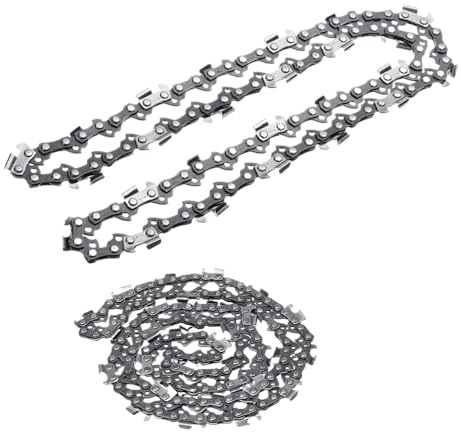 Universal Replacement Steel Chainsaw Chain 20 Inch 325 Pitch .058 Gauge 76 Drive Link Compatible with Electric Chainsaw Models Garden Tool Aftermarket Accessory