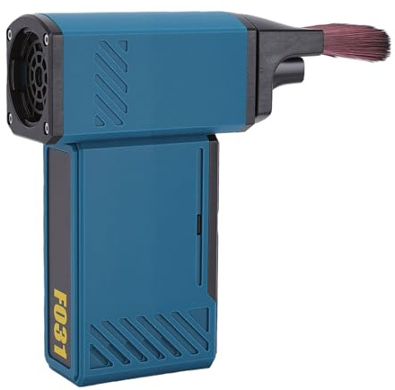 Yechiry Soffiatore per Polvere Senza Fili da 130000 Giri/min, Soffiatore, Spolverino Elettrico Ad Alta velocità con Doppia Batteria da 2500 MAh e 5 Accessori, Ideale per Spolverare, Pulizia 'auto