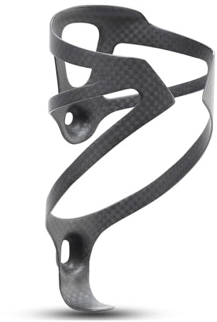 Carbon Fiber Bicycle Water Bottle Cage Road MTB Gravel Bike Water Bottle Holder Cages, Matte Black, Weight (16±2g)(Matte Black 1 Pieces)