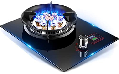 Estufa De Gas Portátil 1 Quemador, Estufa De Camping, 4.2KW-9 Cavidades, Gran Función De Temporización De Incendios, Ahorro De Energía Y Protección Contra Apagado, For El Hogar Cocina Camping ( Size :