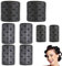 8 Piezas Rizador De Pelo Reutilizable Rulos Térmicos Para Pelo Corto Pelo Medio Pelo Largo Varios Tamaños (Negro)