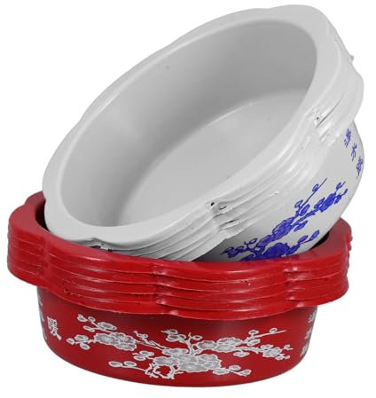 HIAKDOFT 10pezzi Vasi Idroponici Plastica Per Narcisi e Piante Acquatiche Ciotole Rotonde Per Piante Grasse e Decorazioni Da Giardino