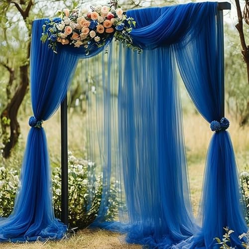 75cmx800cm Hochzeitsbogen Traubogen Vorhang Hochzeit Tüll Deko Bogen