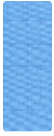 Tapis de Yoga Pliable, Homme 6mm Musculation AntidéRapant,Sac de Rangement Avec & Tapis de Gymnastique Premium pour Sport pour MéDitation Perte Poids AéRobic Voyage(Blue)