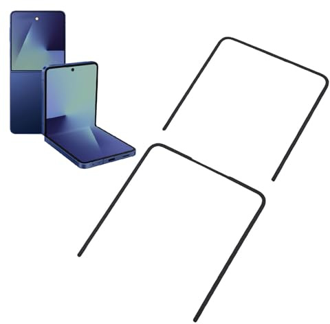 Jectse Reemplazo del Marco del Bisel de la Pantalla para Flip 7 5G F751, Kit de Reparación del Bisel Medio de la Pantalla LCD del Teléfono con Soporte de Destornillador de Pinzas de
