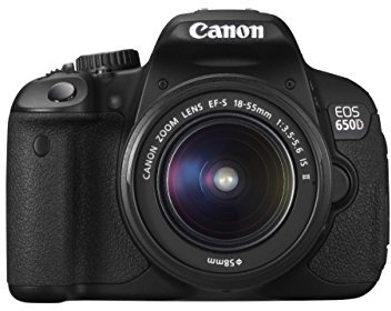 Canon EOS 650D Digital SLR Camera - Black (Inc. 18-55mm f/3.5-5.6 IS II Lens Kit) (Renewed)