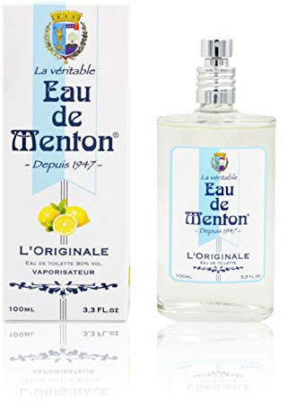 Eau de Menton - Lemon Eau de Toilette - Natural Vegan Citrus Fragrance - Light Fresh Unisex Perfume - Made in France - 3.4 fl oz (100 ml)