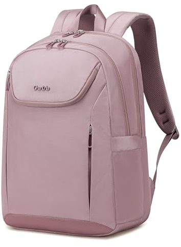 HUNTVP Rucksack Damen Elegant Daypack, 15,6 Zoll Laptop Schulrucksack, Wasserdicht Reiserucksack Damen Atmungsaktiv Tagesrucksack für Uni Büro Schule Travel Ausflug Universität,Lila