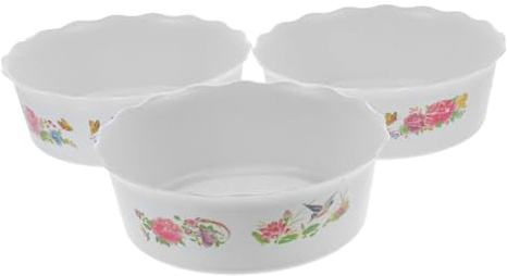 SUPVOX 2 Set Di Vasi Da Fiori Idroponici Grandi Ciotole Per Decorazioni Per La Casa Vasi Per Ninfee in Plastica Design Semplice Per Piantare Narcisi 3 Pezzi * 2