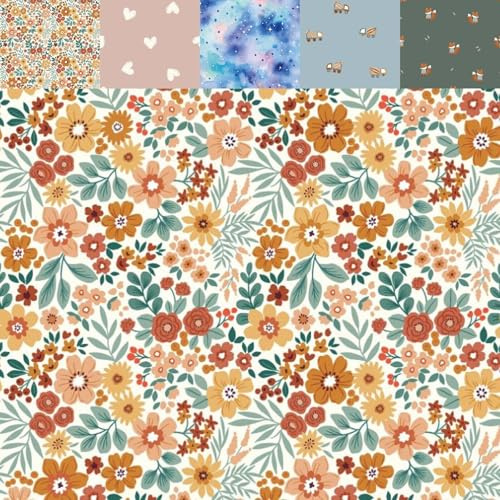 Regenstoff Meterware wasserdicht bedruckt - Funktionsstoff wasserabweisend, Outdoorstoff, Regenstoff, Stoff Matschhosen, Regenjacke *ab 50 cm, Farbe: 005 bunte Blumen