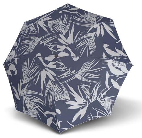 Knirps Regenschirm T.200 Medium Duomatic With UV Protection Botany Sea dunkelblau