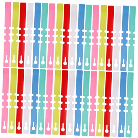 ROMISBABA 1200 Pezzi Etichette Regolabili per Piante in PVC Colori da Marcatori Resistenti per e Vivai Facili da Appendere e Identificare