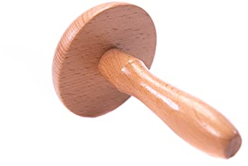 The Quilted Bear Stopfpilz - Stopfwerkzeug aus Holz mit ergonomischem Griff zum Stopfen von Socken und Ausbessern von Kleidung und Wollsachen, glatte Oberfläche, hochwertiges Stopfwerkzeug aus Holz.