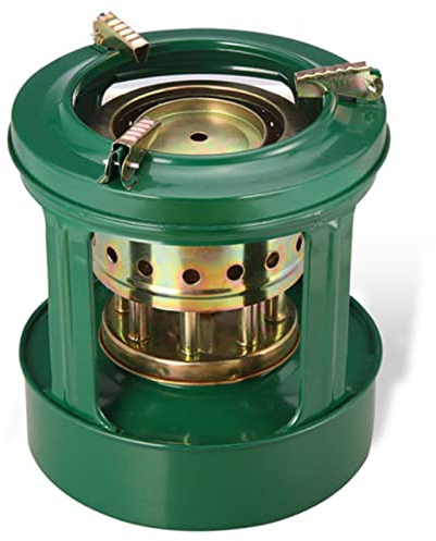 DONGCY Kochen Tragbar Petroleum Heizung Winddicht mit Dochten Petroleumofen Regulierbaren Campingkocher Outdoor/Indoor Kocher Camping Heizung Terasse,Green,OneSize