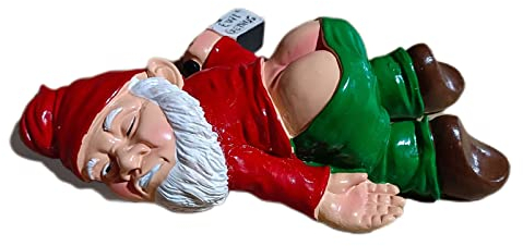 Fayemint Statua Gnomi Giardino, Mini Gnomo da Giardino, Gnomo da Giardino Divertente, Decorazioni da Giardino, per Decorare Giardino, Tavolo da Pranzo, Festa