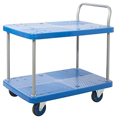 Plattformwagen, Polypropylen Flachbett, bis 300kg, 900 x 600 x 930mm