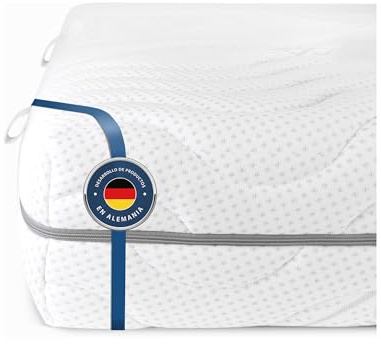 BMM Colchón 150x200 cm Comfort 19, con firmeza H2 Medio, colchón de Espuma fría de 7 Zonas ortopédicas, Altura de 19 cm.