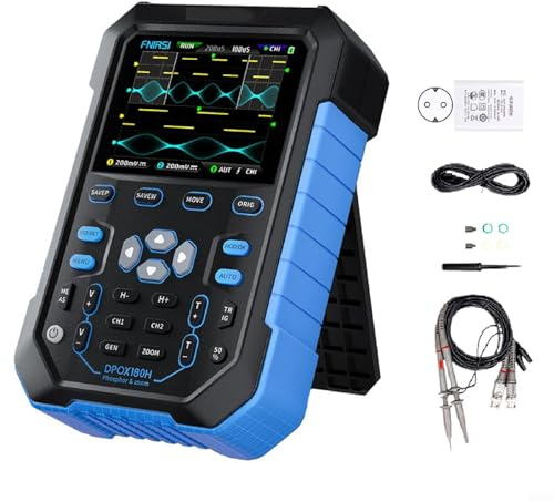 SPORTARC DPOX180H Digitales Phosphor-Oszilloskop, 2,8 Zoll IPS HD Oszilloskop, Digital-Multimeter, 180 MHz Signalgenerator (C-EU)