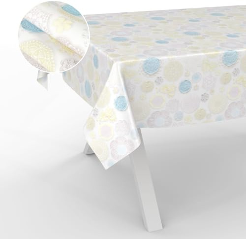 Vaxduk bordsduk tvättbar vaxduk vaxduk trädgårdsduk utomhus inomhus 100 x 140 cm skärkant spetsar