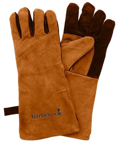 Barbecook Lot de 2 gants de barbecue résistants à la chaleur - En cuir