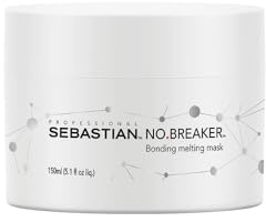 Sebastian Professional NO.BREAKER Mascarilla, Tratamiento Reparador Cabello Dañado, Acondicionador Intenso, Para un Cabello más Suave y Brillante, 150ml
