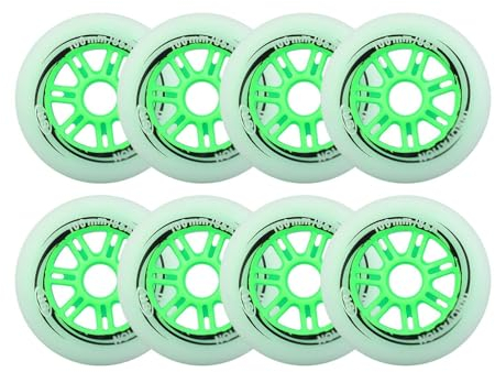 CRUMPS 85A Inline-Skate-Rollen 90 mm 100 mm 110 mm 125 mm, Roller-Derby-Rollen, Rennsport-Rollen, Ersatzrollen for Inlineskates(100mm)
