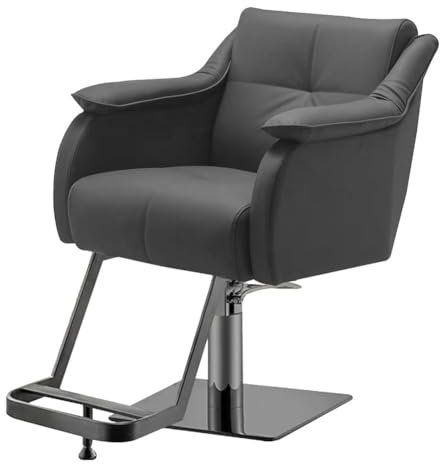 BJSHAOHUA Friseurstuhl höhenverstellbar Friseurstuhl Friseursessel Barberstuhl Bedienungsstuhl Friseureinrichtung | 360 Grad drehbar,B