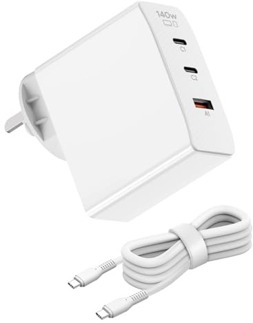 HKY GaN PD 100W USB C Charger Power Supply Adapter for EF ECOFLOW GLACIER Classic Portable Fridge Freezer MacBook Pro 13 14 15 16 inch,M1 M2 M3 M4 M5 Apple Laptop Portable Charger USB-C Cable