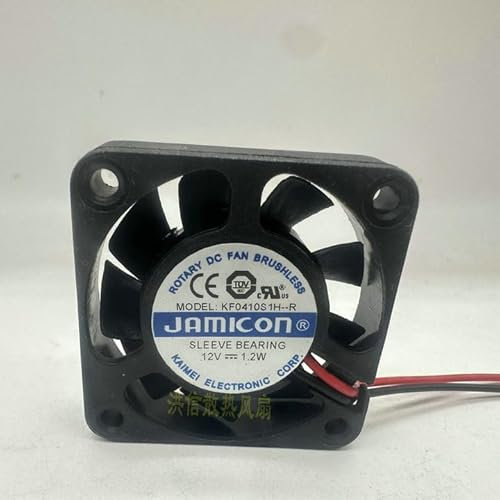 40mm PC Case Fan,Quiet Cooling Fan ball bearing Fan for Gaming PC/Computer Case KF0410S1H-R 4010 DC12V 1.2W 2-wire chassis cooling fan