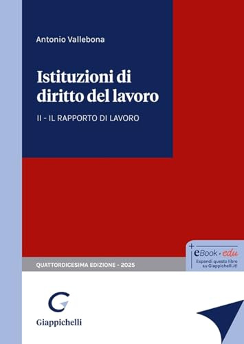 Istituzioni di diritto del lavoro. Il rapporto di lavoro (Vol. 2)