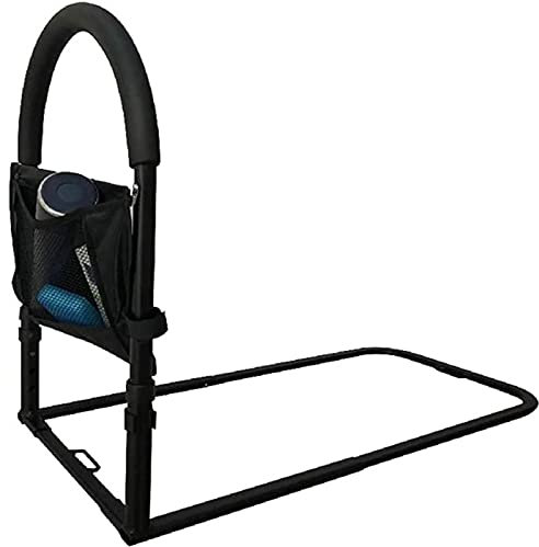 Barandilla de Cama portátil para Personas Mayores, Ajustable en Altura con práctico Bolsillo de Almacenamiento, Ideal para Embarazadas, niños y Ancianos.