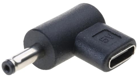 Adaptador USB C a 5.5 x 2.5, 3.0 x 1.1, 3.5 x 1.35, 4.0 x 1.7, 4.8 x 1.7, 5.5 x 2.1 mm, tipo C hembra a macho de 5 V, adaptador USB C para portátil
