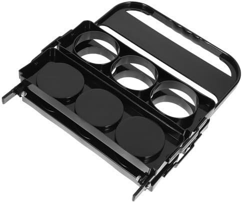 Sosoport Casier à Bouteilles Facile à Transporter Poignée Solide Pliable en Plastique, 6 Compartiments pour Bar