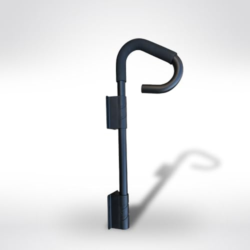 Puri Tech Barra de Soporte para Spa y Bañera de Hidromasaje, Negra, Antideslizante, Anticorrosiva, para Uso en Interiores y Exteriores