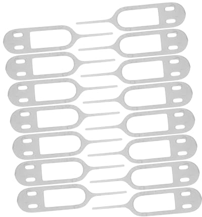 BUGUUYO 50pezzi Strumento di Espulsione Sim in Acciaio Inox Perno di Rimozione Scheda Sim Ago Compatibile Vari Telefoni Cellulari Facile da Usare