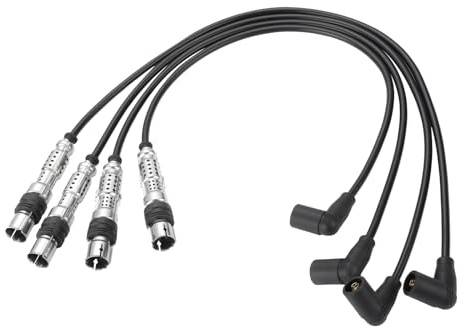 GEAREVER Zündleitungssatz Zündkabelsatz 03F905409C Zündkabel kompatibel mit A1 A3 Q3 TT, für Golf Caddy Passat Tiguan Altea Leon Toledo, Skoda Fabia Octavia 03F905430D 03F905430E