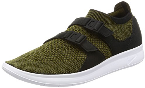Nike Air Sockracer Flyknit Mens Running Trainers 898022 Sneakers Shoes (UK 6 US 7 EU 40, Black Olive White 002)
