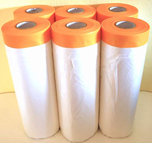 6x Goldband Tape PLUS | 270 cm x 15 m | Maler Goldband Lackierband mit Folie | klebemeister.eu…