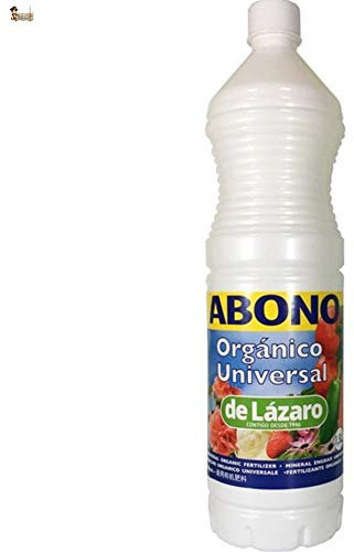 BricoLoco Abono fertilizante universal orgánico ecológico. Húmicos y fúlvicos. Materia orgánica. Apto para agricultura y huerto ecológico. (Abono líquido)