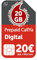 Vodafone Prepaid CallYa Allnet L | 60 GB | 20 EUR Startguthaben | ohne Vertrag | 5G-Netz | Telefon- SMS-Flat | EU-Roaming