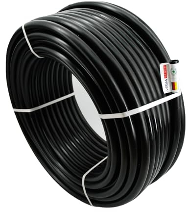Rohr PN4 Bewässerung Wasserleitung 4 BAR | M16 M20 M25 M32 Verlegerohr Versorgungsleitung 10m bis 100m (20mm x 10m)