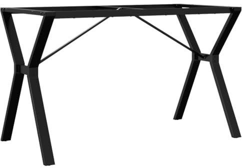 Gambe per Tavolo da Pranzo in Ghisa, Y-Shaped, Nero, 120x60x73 cm, 1 Pezzo - vidaXL