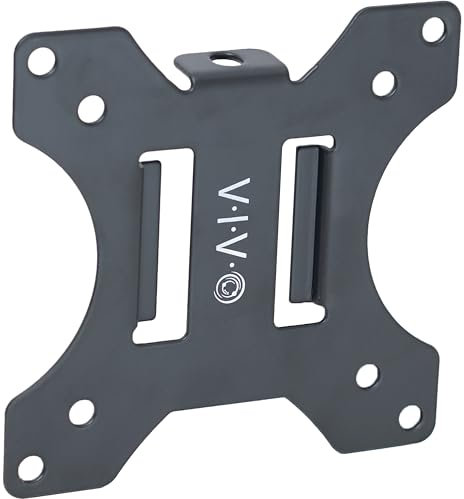 VIVO Steel VESA Bracket 75x75 and 100x100 Mounting for Computer Monitor Stand, Quick Release Removable VESA Plate Kit with Hardware, Black, PT-SD-VA02A
