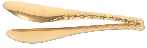 PRETYZOOM Pinzas Para Alimentos De Acero Inoxidable Utensilio De Cocina Para Barbacoa Ensalada Comida Parrilla Pinzas Pequeñas Para Servir Bufé Cocinar Filete Pan Restaurante