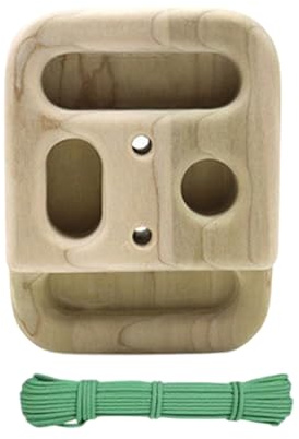 Klaisy Fingergriff-Stärker, tragbares Holzbrett, zum Aufhängen, Kerne, Stärke, Holz, hängt, Brett, Klettertrainingsbrett