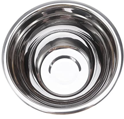 SOIMISS Ciotola Per Frutta in Acciaio Inossidabile Ciotola Profonda Per Mescolare Ingredienti Contenitore Per Servire Verdure e Frutta Per Ristorante e Casa