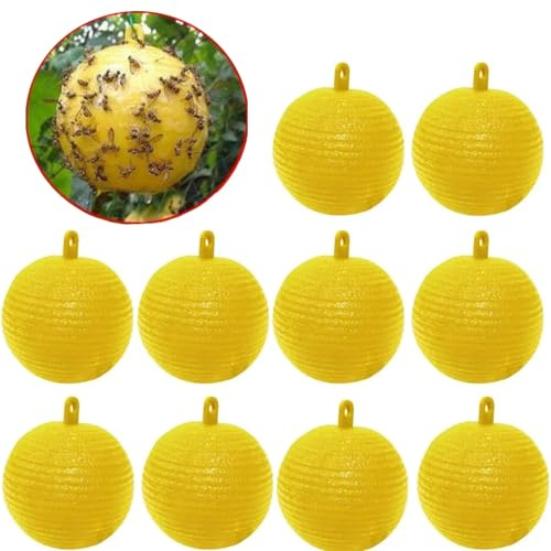 Generisch Fly Ball Fly Trap Ball hängend, Fliegenfalle Sticky Ball, Sticky Ball Fly Traps Insektenfallen, Indoor-Outdoor-Mückenfalle, sehr effektiv