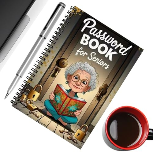 Taccuino per lavoro, quaderno a con stampa di anziani con cartoni animati, 72 pagine, cartella di lavoro per giurisprudenza per adulti in aula per appunti sul campo, diario, studio, ricerca