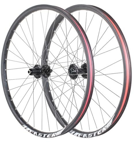 24/26/27,5/29 Cykel Framhjul Bak Genom Axel Hjulset 110 * 15 Mm/142 * 12 Mm Aluminiumlegering Dubbelskiktad Fälg 32H Skivbromsnav For 8-12-växlad Kassett(Wheelset,29)